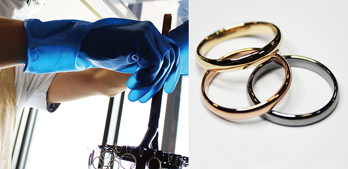 生産工程（メッキ）